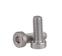 Countersunk screws, 10/50pcs M3 M4 M5 M6 304 A2-70 Stainless Steel Hex Socket Thin Low Short Profile Head Cap Screw Bolt L=4-40mm(M6x14mm 10pcs)