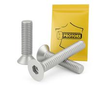Countersunk Screws M3 x 20 mm: Pack of 50 Stainless Steel Screws for Washers Metal Nut | Hexagonal Screws Cylinder Head Countersunk Steel A2 | Countersunk Screw FHC Rustproof - ISO 10642 | Screws