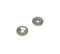 Countersunk Steel Disc for Using Magnets, Hang Artwork or Noticeboards - 15mm dia x 2mm thick x 4.2mm - Pack of 100