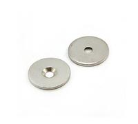 Countersunk Steel Disc for Using Magnets, Hang Artwork or Noticeboards - 25mm dia x 2mm thick x 4mm hole - Pack of 10
