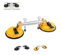 Countertop Alignment Clamps,Laminate Floor Gap Repair Tool,Upgraded Adjustable Granite Seam Setter with Heavy Duty Suction Cups for Granite,Marble,Stone,Slab,Glass (Yellow)
