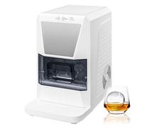 Countertop Ball Ice Maker, Sphere Ice Machine with 42 Spheres Per Day & 1.3L Water Tank Capacity, One-Touch Self-Cleaning, Whiskey Spherical Ice-making Maker for Home/Bar/Parties white