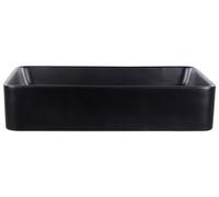 Countertop Basin 510 x 340 mm Black CHIVANA