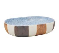 Countertop Basin Bathroom Sink Wash Basin Vessel Sink Oval Ceramic vidaXL