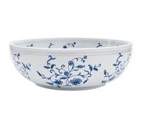 Countertop Basin Bathroom Sink Wash Basin Vessel Sink Round Ceramic vidaXL
