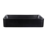 Countertop Basin CHIVANA 510 x 340 mm Ceramic Black