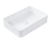 Countertop Basin CHIVANA 510 x 340 mm Ceramic White