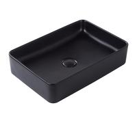 Countertop Basin CHIVANA Black 510 x 340 mm Ceramic