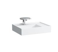 Countertop Basin Laufen KARTELL 2 holes, shelf on the right 460x150x600mm Matt Grey