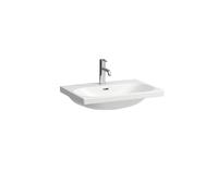 Countertop Basin Laufen LUA 1 hole, overflow 460x180x650mm White