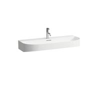 Countertop Basin Laufen SONAR 1 hole, overflow 420x145x1000mm White Clean Coat
