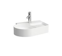 Countertop Basin Laufen VAL 1 hole on the right, shelf on the right 400x155x530mm White Matt