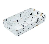 Countertop Basin NULES White Terrazzo 510 x 340 mm Ceramic