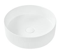 Countertop Basin TEBAR 400 mm Ceramic Off-White