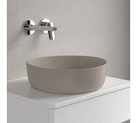 Countertop Basin Villeroy and Boch Antao asymmetrical 400x395mm Almond CeramicPlus