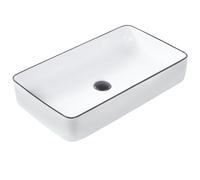 Countertop Basin XERT White 610 x 350 mm Ceramic