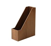 Countertop Bookcase Book Rack Vertical Bookends Use High-end Wood for Workstation, Classroom, Library Wooden File Storage