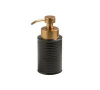 Countertop Ceramic Soap Dispenser With Pump Hotel Club Bathroom Lotion Press Bottle Bathroom Decor(Black)