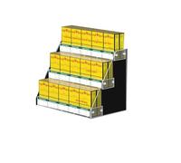 Countertop Cigarette Display Cabinet for Supermarket & Convenience Store, 2 Layers, 5 Columns - Retail Merchandising Showcase for Cigarettes, Easy Access & Organization
