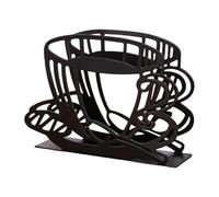 Countertop Coffee Filter Holders - Coffee Cup Shaped Iron Organizer | Paper Filter Holder | For Kitchen, Home, Restaurant, Picnic, Weddings, Camping, Travel