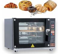 Countertop Convection Oven, 4-Tier 4500W Commercial Electric with 0-350°C Temperature Control and Smart Panel, Ideal for Baking Bread and Roasting Duck or Turkey