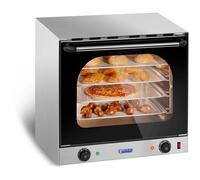 Countertop Convection Oven Timer Incl. 4 Plates - Convection Ovens by Royal Catering Silver