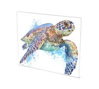 Countertop Cutting Board Non Slip Over The Counter Cutting Boards Essential Gadgets Vibrant Sea Turtle Watercolor