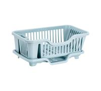Countertop Dish Drainer Two-Tier Kitchen Utensil Organiser, Elegant Cutlery Draining Rack - Modern, Multifunctional Dish Drainer with Stylish Design
