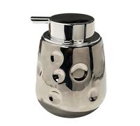 Countertop Dish Soap Dispensers Ceramic Foaming Hand Bottles for Barthroom Kitchen Foam Bottle with Pump Bathroom Stuff(Silver)