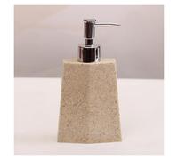 Countertop Dish Soap Dispensers Ceramic Liquid Refillable Bathroom Shampoo Body Wash Press Bottle Hand and Lotion Bottles with Stainless Steel Pump Bathroom Stuff(09)