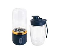 Countertop Drink Mixer Portable Smoothie Maker Cup with Extra Bottle for Home Dorm Kitchen Everyday Preparation Breakfast Drink Mixer Rechargeable Smoothie Cup with Extra Bottle for Home Dorm Kitchen