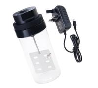 Countertop Electric Butter Churner with Ribbed Glass Jar | 34 Oz Mixing Capacity, Detachable Metal Paddle for Whipped Cream Sauce Kitchen Prep