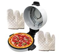 Countertop Electric Pizza Maker 2000w with Non-Stick 30cm Pan,Adjustable Heat,and 2 Oven Mitts