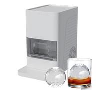 Countertop Ice Maker - 2-Inch Whisky Spheres, Produces 42 Crystal Clear Ice Balls Daily, Self-Cleaning, Perfect for Home Bar and Entertaining