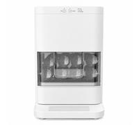 Countertop Ice Maker, Portable 2-Inch Clear Ice Ball Maker with Self-Cleaning Function, Makes 84 Spheres Per Day for Home and Bar Use