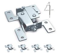 Countertop Joint Fasteners Double Action - 4-Pack, Dual Acting Joint Fastener for Counter-top Tabletop, Miter Bolt Joint Connector Kit Alternative, Fully Adjustable After Easy Installation