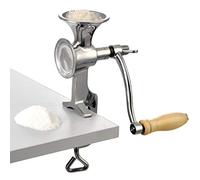 Countertop Manual Grinder Wooden Handle Wheat Grinder Hand Crank for Grinding Corn