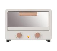 Countertop Mini Oven, Multifunctional Electric Oven for Home Use, 800 Watt Power Capacity 15 Litre Adjustable 70-250℃ Precise Temperature Control Double Layer Grill, Suitable for Baking