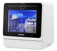 Countertop Mini Portable Dishwasher Tabletop Small Dishwasher with 5L Built-in Water Tank No HookupNeeded, Baby Care & Air-Drying Function for Apartments Dorms Camping RVs
