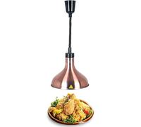 Countertop-mounted Infrared Telescopic Food Warming Lamp For Restaurants Ceiling-mounted(Bronze)