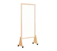 Countertop Partition Screen Room Divider,1-4 Panel Grid Display Stand, Indoor Foldable Decorative Partition,Better Folding Privacy for Office Home Studio Separator(155x65cm-1 Panel