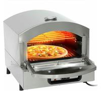 Countertop Pizza Maker Indoor Pizza Oven, Electric Pizza Oven with Timer, 350 ° C Temperature Controlled Tabletop Stove, for Restaurant Home