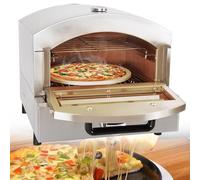 Countertop Pizza Maker with Pizza Stone, Electric and Gas Compatible, Portable for Outdoor Camping and Parties
