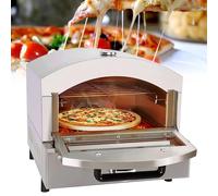 Countertop Pizza Oven for Home and Restaurant Use, Electric and Gas Compatible, Cooks Pizza, Steak, and Chicken