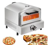 Countertop Pizza Oven with Pizza Stone, Electric and Gas Options for Cooking Pizza, Steak, and Chicken