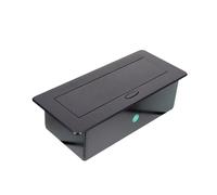Countertop Socket Universal Socket with USB Embedded Table Socket Pop-UP Socket Built-in Desktop Outlet,Black