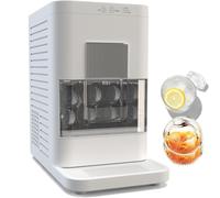 Countertop Sphere Ice Machine, 2" Clear Ice Ball Maker, 84 Sphere Per Day Capacity, with Auto Self-cleaning Function, Transparent Window, for Whiskey, Bourbon, Cocktail