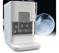 Countertop Sphere Ice Machine, Portable Ice Maker Machine, 2 Clear Ice Ball Maker,with Auto Self-cleaning Function, Transparent Window, 84 Sphere Per Day Capacity, Countertop Ice Maker for Home/Bar