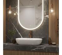 Countertop Washbasin Rea Amelia 52 White