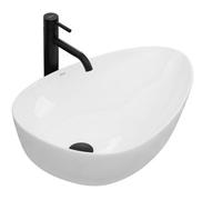 Rea Bathroom Sink Made of Ceramic Greta 55 - Snow White - REA-U8536